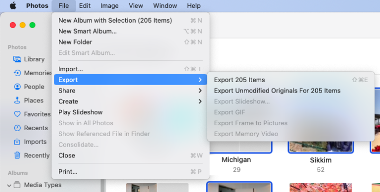How to Export Your Mac Photos library into Folders - Techzle